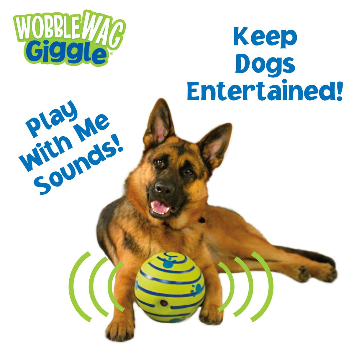 Wobble Wag Giggle Ball, Interactive Dog Toy As Seen On TV