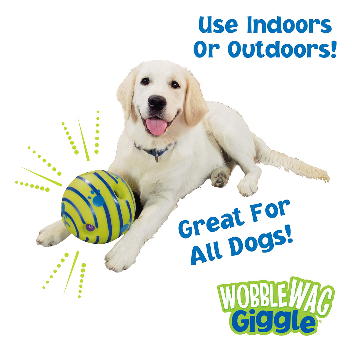 Wobble Wag Giggle Ball, Interactive Dog Toy As Seen On TV