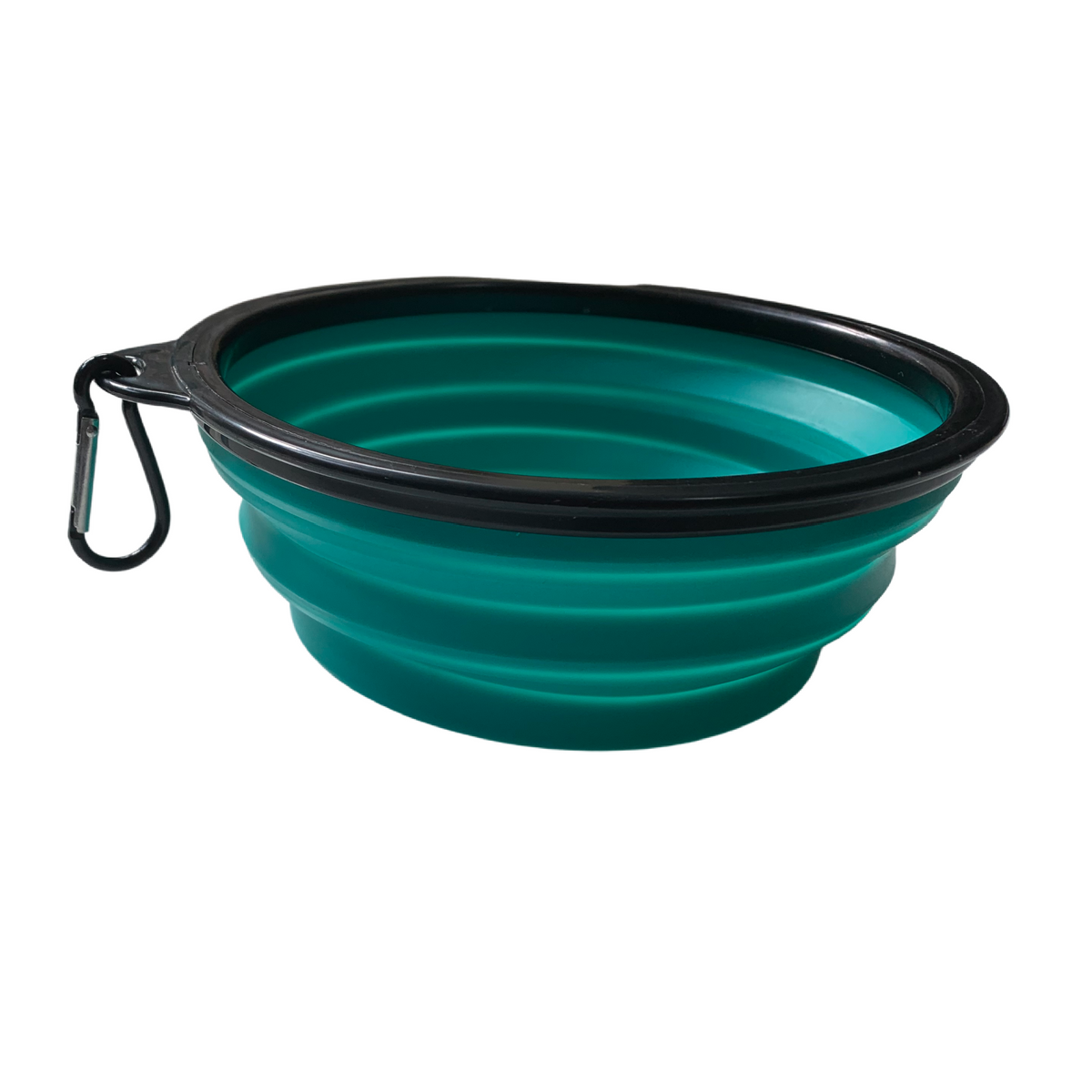 Travel Big Dog Bowl with Carabiner TEAL